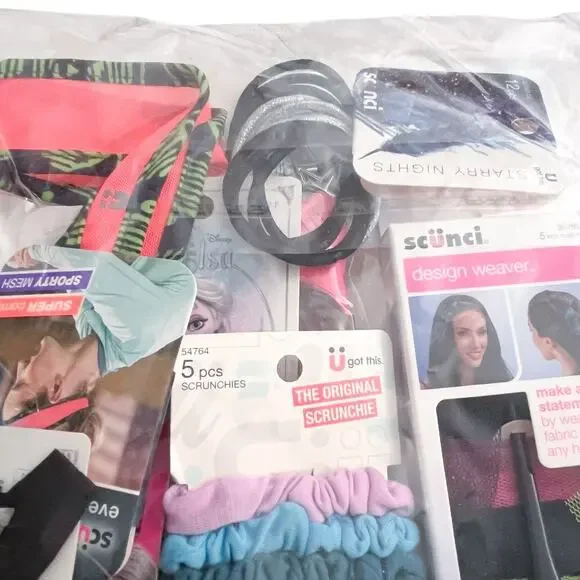 Scunci Girl's Hair Accessories Elsa Crystal Pins Headband Clips Ties Scrunchie - Picture 7 of 9